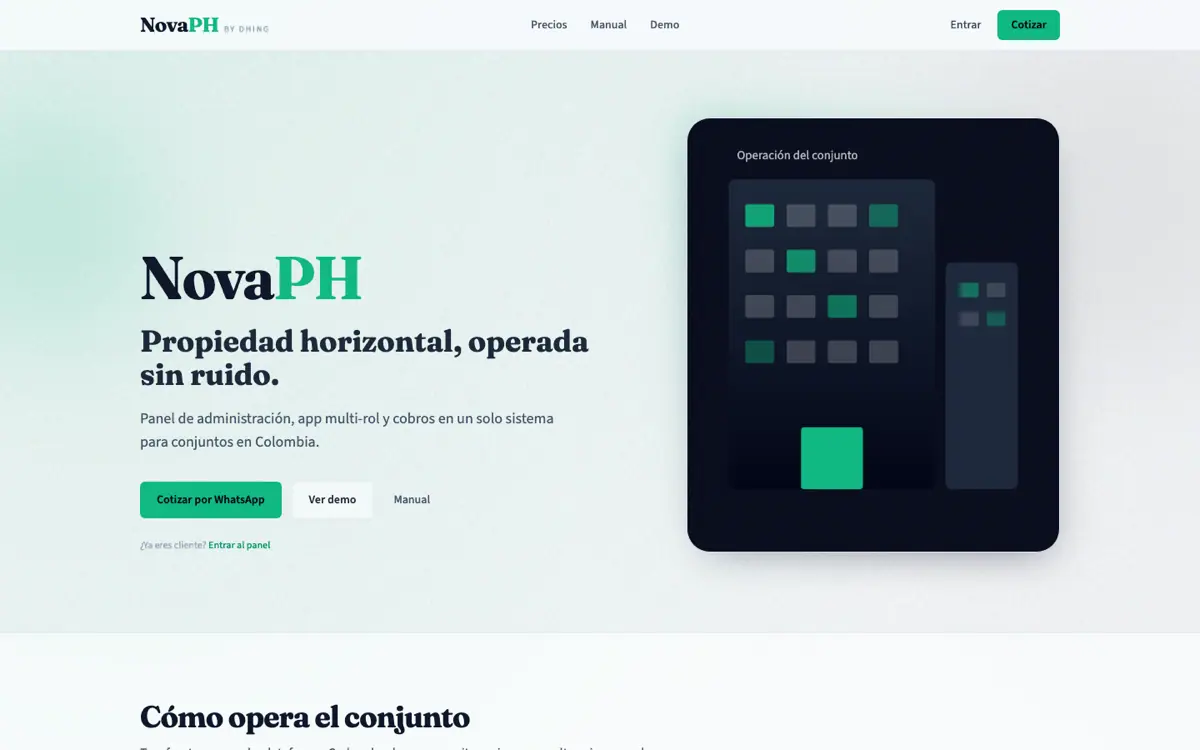 Vista previa de NovaPH