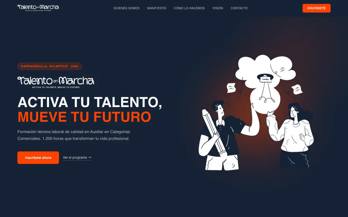 Vista previa de Talento en Marcha